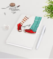 BK Gift Kişiye Özel Sevgililer Günü Beyaz Defter Kalem Seti-88