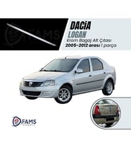 Dacia Logan Krom Bagaj Alt Çıta 2005-2012 Paslanmaz Çelik
