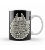 Star Wars Millenium Falcon Kupa Bardak Porselen