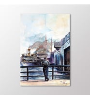 Arty Tablo Suluboya, Galata Köprüsü Tablo (Karışık)