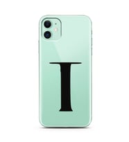 Iphone 11 Harf Tasarımlı Telefon Kılıfı T-Harfi 