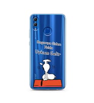 Snoopy Tasarımlı Süper Şeffaf Silikon Telefon Kılıfı Huawei Honor 10 Lite 