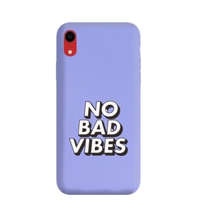 Iphone XR No Bad Tasarımlı Mor Lansman Telefon Kılıfı