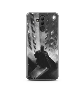 Batman Tasarım Süper Şeffaf Silikon Telefon Kılıfı Huawei Mate 20 Lite 