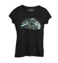 Call of Duty - Ghosts 2 Siyah Kadın Tshirt