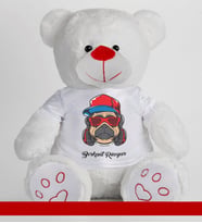 Kişiye Özel Peluş Ayıcık 50cm 86797 (Beyaz)