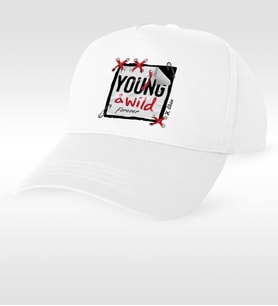 BK Gift Kişiye Özel Baskılı Beyaz Şapka  2