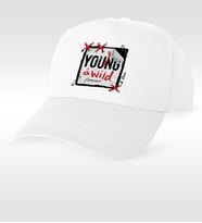 BK Gift Kişiye Özel Baskılı Beyaz Şapka  2