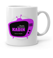 BK Gift Kişiye Özel Kadın Beyaz Kupa Bardak