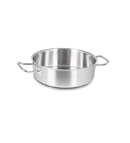 Kapp Kapaksız Çelik Tencere - Silindirik 28x7 cm - 4,3 Lt (Metal)