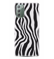 Kılıfland Samsung Galaxy Note 20 Kılıf Silikon Resimli Kapak Zebra Pattern Stok 1087