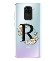 Papatya Harf Tasarım Süper Şeffaf Silikon Telefon Kılıfı Xiomai Redmi Note 9 R-H