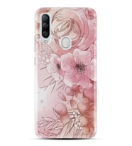 Kılıfland General Mobile GM 20 Pro Kılıf Silikon Resimli Kapak Pink Flowers Stok 497
