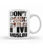 Don't Panic I'm Muslim Kupa Bardak Porselen