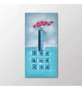 Arty Tablo Çiçekler Tablo (Karışık)