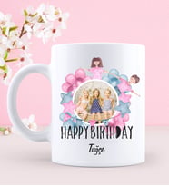 BK Gift Kişiye Özel Doğum Günü Tasarımlı Beyaz Kupa Bardak-11