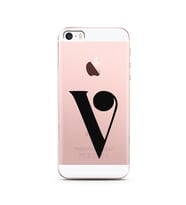 Iphone 5s Harf Tasarımlı Telefon Kılıfı V-Harfi 