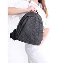 Just Polo Siyah Desenli Kadın Sırt Çantası
