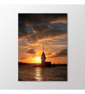 Arty Tablo Kız Kulesi Tablo (Karışık)