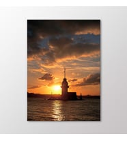 Arty Tablo Kız Kulesi Tablo (Karışık)