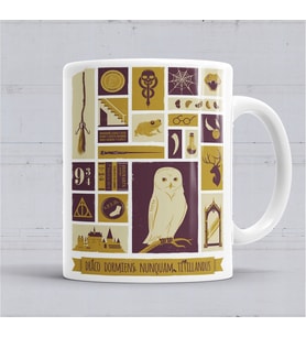 Harry Potter Piktogram Kupa Bardak Porselen