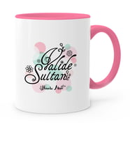 BK Gift Kişiye Özel Valide Sultan Pembe Kupa Bardak  3