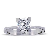 Lova E Renk 0,73 Karat Pırlanta Tektaş Yüzük - 1050011