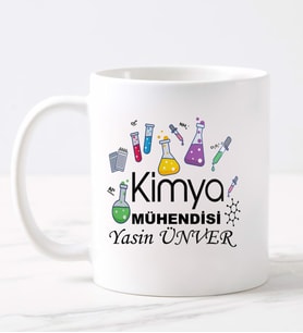 Kimya Mühendisi  Kupa (Beyaz)