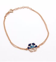 Else Silver Kar Tanesi Bileklik 925 Ayar Gümüş (Rose)