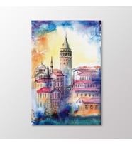 Arty Tablo Suluboya, Galata Kulesi Tablo (Karışık)