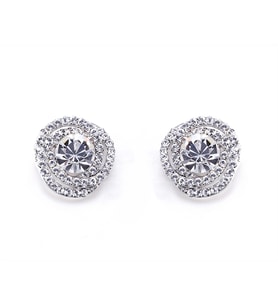 Monemel Swarovski Taşlı Küpe (Altın Kaplama) Sevgililer Günü Hediyesi