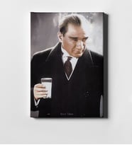 BK Gift Kişiye Özel Atatürk Kanvas Tablo 50x70cm 10