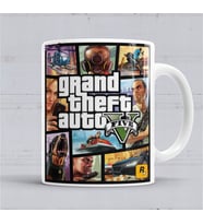 Grand Theft Auto 5 Gta V Kupa Bardak Porselen