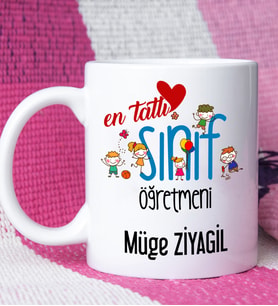 Öğretmene Hediye Öğretmenler Günü Hediyesi Sınıf Öğretmenine Hediye Mesajlı Sınıf Öğretmeni Kupa Bardak