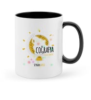 BK Gift Kişiye Özel Coğrafya Öğretmeni Siyah Kupa Bardak  3