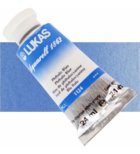 Lukas 1862 Artist 24ml Sulu Boya 1124 Phthalo Blue Seri 2