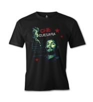 Che Guevara - Smoke Siyah Erkek Tshirt