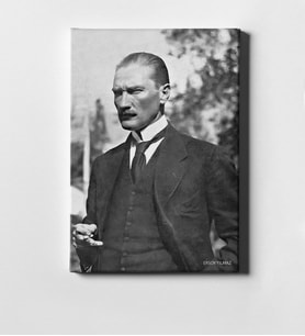 BK Gift Kişiye Özel Atatürk Kanvas Tablo 50x70cm 33