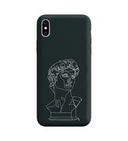 Iphone X Çizgi Tasarımlı Siyah Lansman Telefon Kılıfı