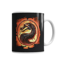 Scorpion Mortal Kombat Dragao Kupa Bardak Porselen