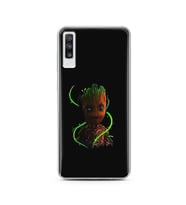 Baby Groot Tasarım Süper Şeffaf Silikon Telefon Kılıfı Samsung A70