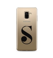 Samsung A8 Plus Harf Tasarımlı Telefon Kılıfı S-Harfi 