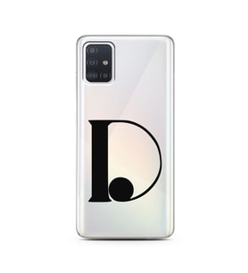 Samsung A51 Harf Tasarımlı Telefon Kılıfı D-Harfi 