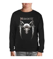 Megadeth - Vic 6 Siyah Çocuk Sweatshirt