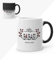 BK Gift Kişiye Özel Yılın En İyi Babası Sihirli Kupa Bardak  3