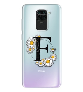 Papatya Harf Tasarım Süper Şeffaf Silikon Telefon Kılıfı Xiomai Redmi Note 9 F-H