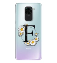Papatya Harf Tasarım Süper Şeffaf Silikon Telefon Kılıfı Xiomai Redmi Note 9 F-H