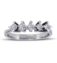 Lova G Renk 0,33 Karat Pırlanta Beştaş Yüzük - 1070072