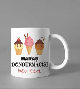 Kişiye Özel Dondurmacı Kupası