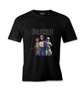 Fortnite - Maps Siyah Erkek Tshirt